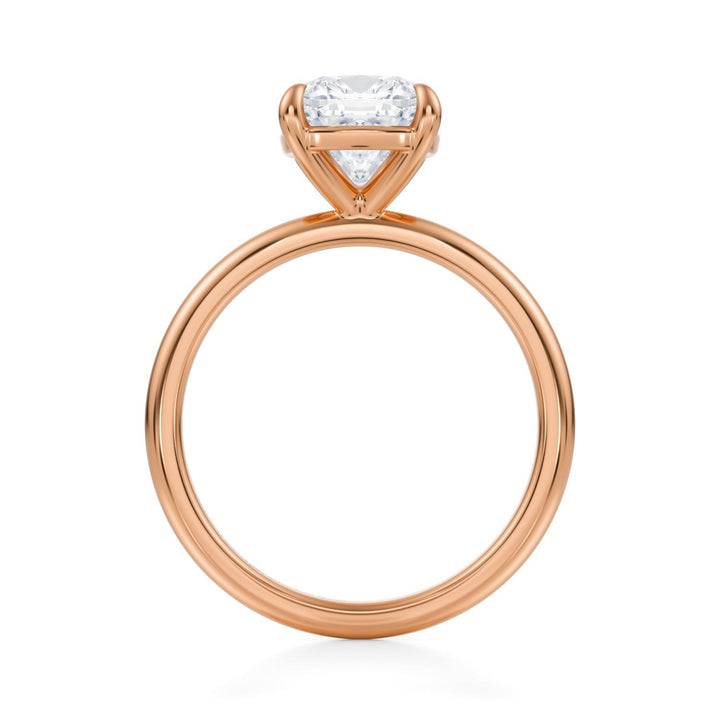 Cushion Martini Basket Solitaire Ring (1.00-1.15 Carat F-VS2)