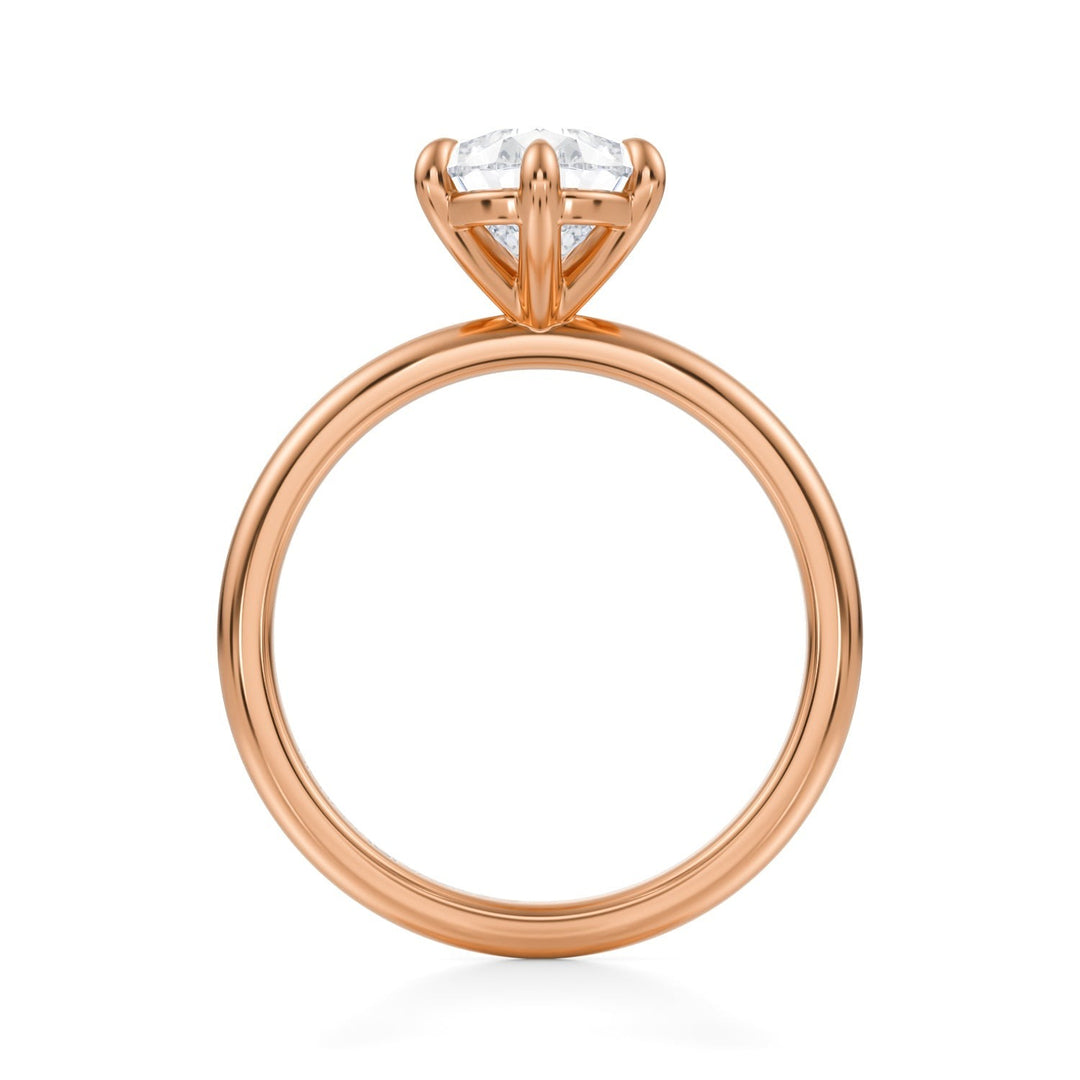 Pear Martini Basket Solitaire Ring (1.00-1.15 Carat F-VS2)