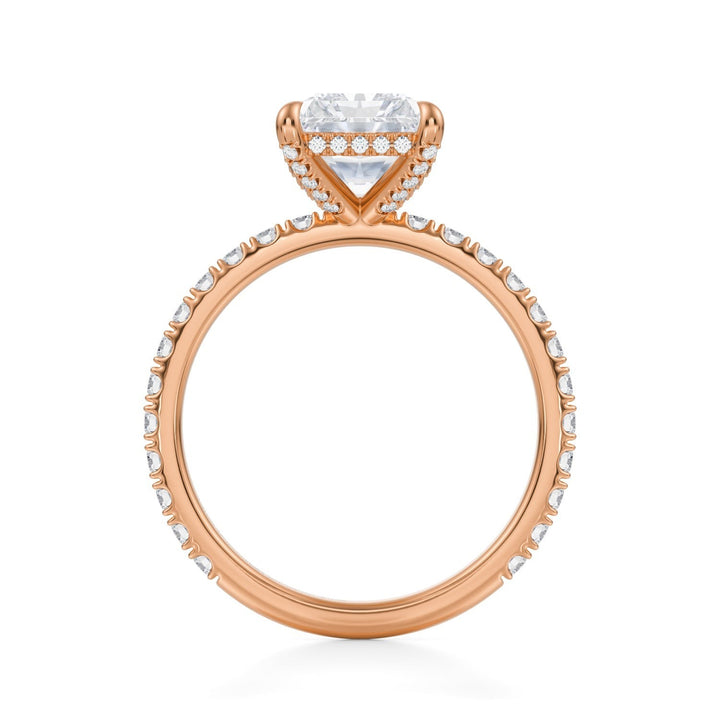 Radiant Pave Basket With Pave Ring (1.00-1.15 Carat F-VS2)