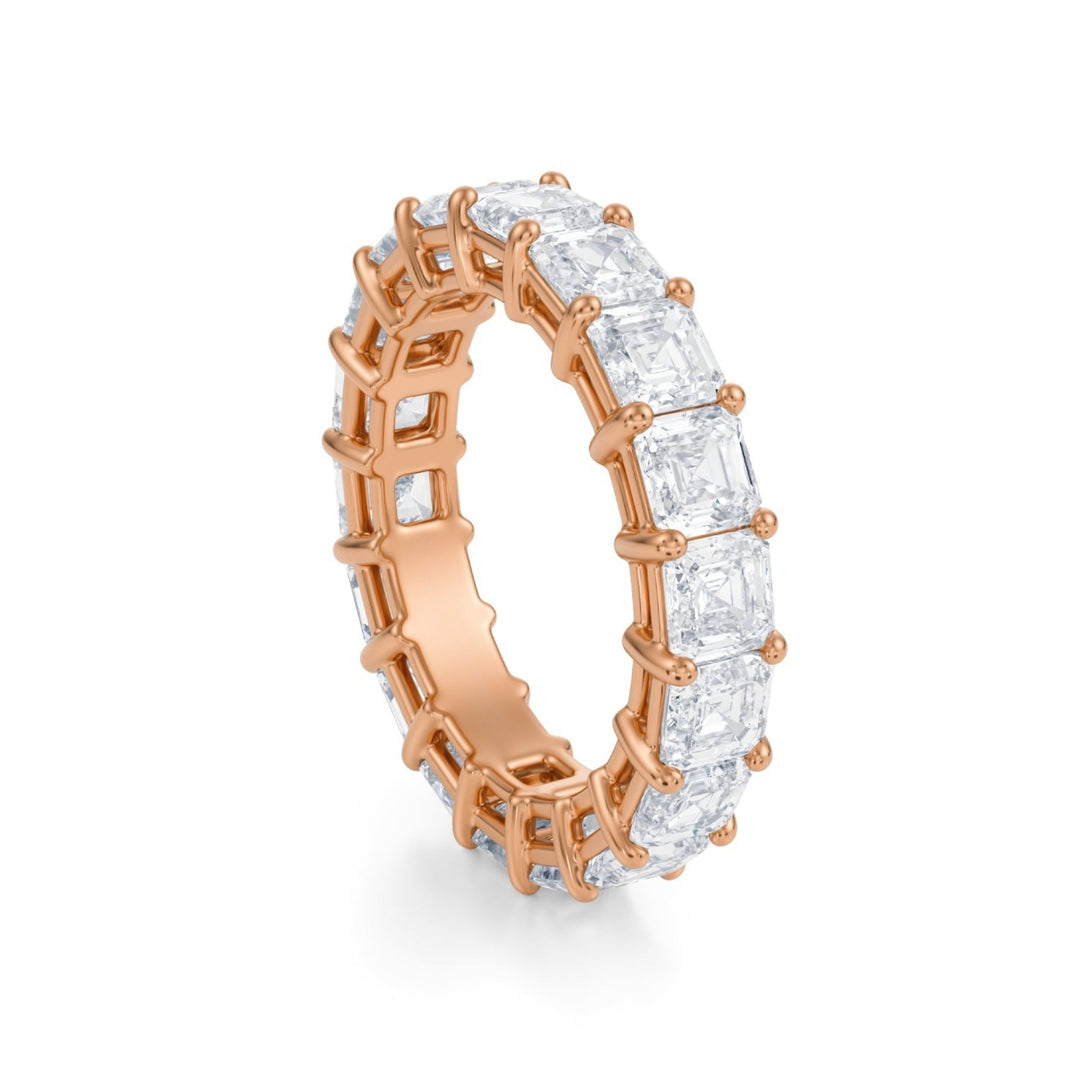 Asscher Eternity Band