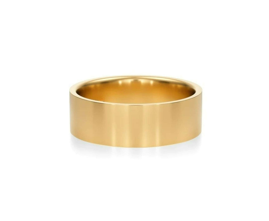 Flat Wedding Ring