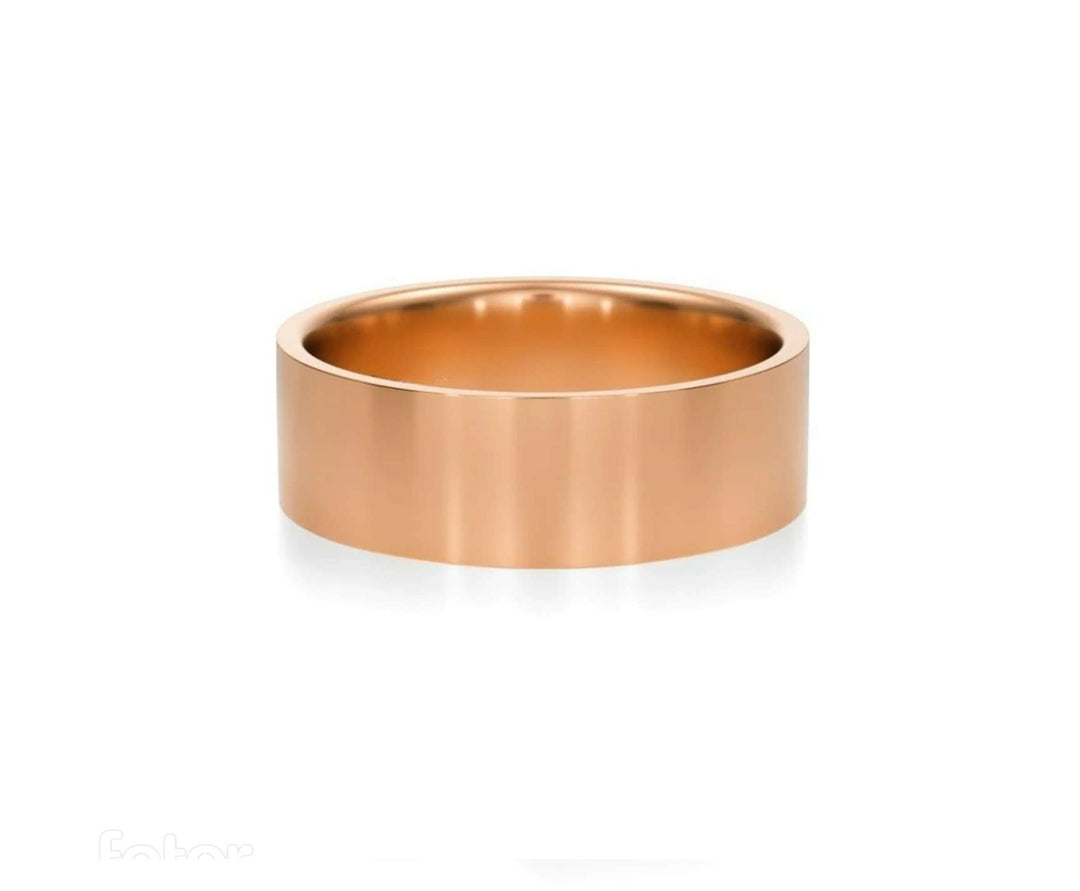 Flat Wedding Ring