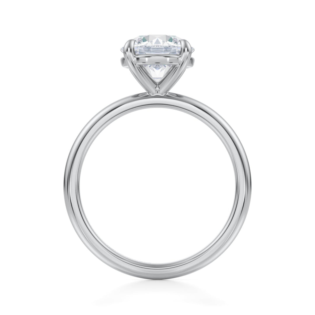 Round Martini Basket Solitaire Ring (1.00-1.15 Carat F-VS2)