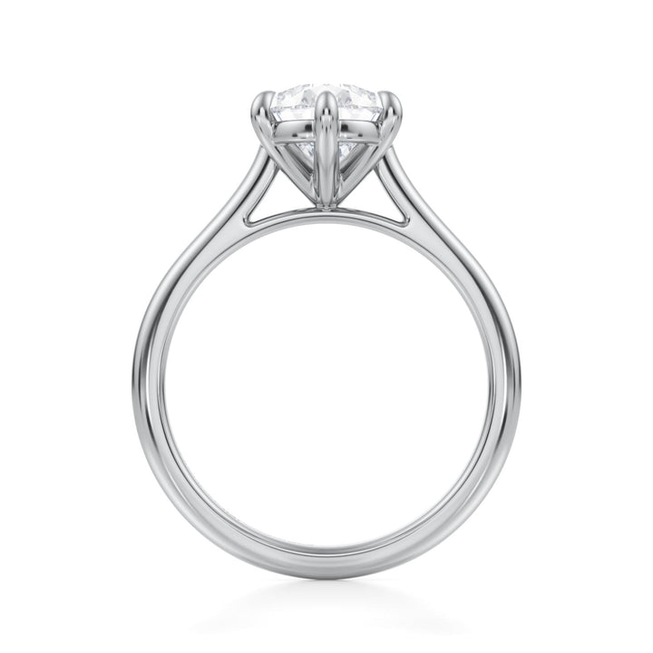 Pear Classic Cathedral Ring (1.00-1.15 Carat F-VS2)