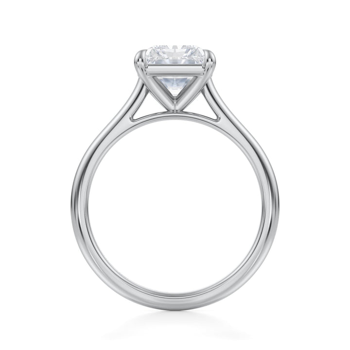 Radiant Classic Cathedral Ring (1.00-1.15 Carat F-VS2)