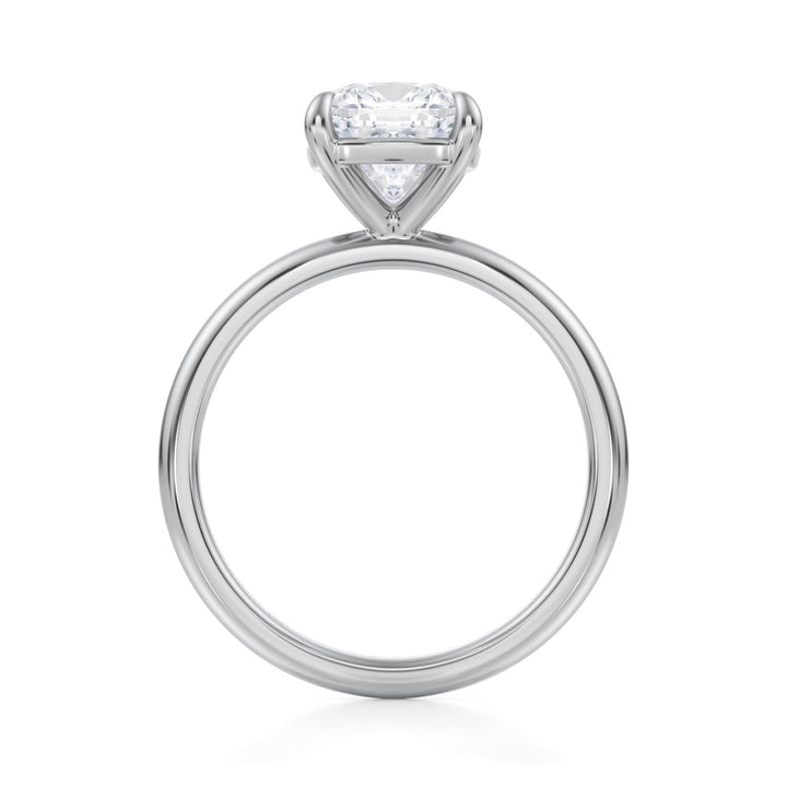 Cushion Martini Basket Solitaire Ring (1.00-1.15 Carat F-VS2)