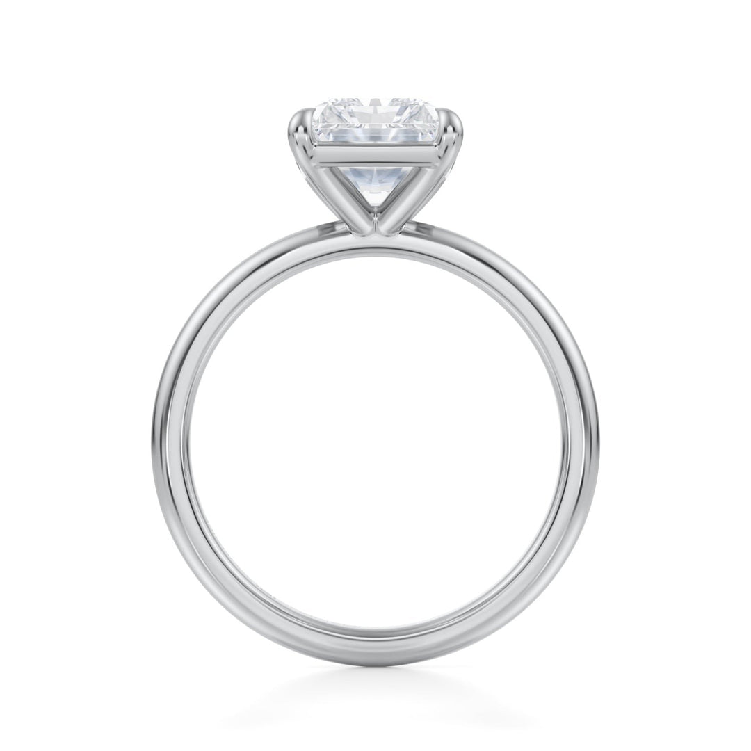 Radiant Martini Basket Solitaire Ring (1.00-1.15 Carat F-VS2)