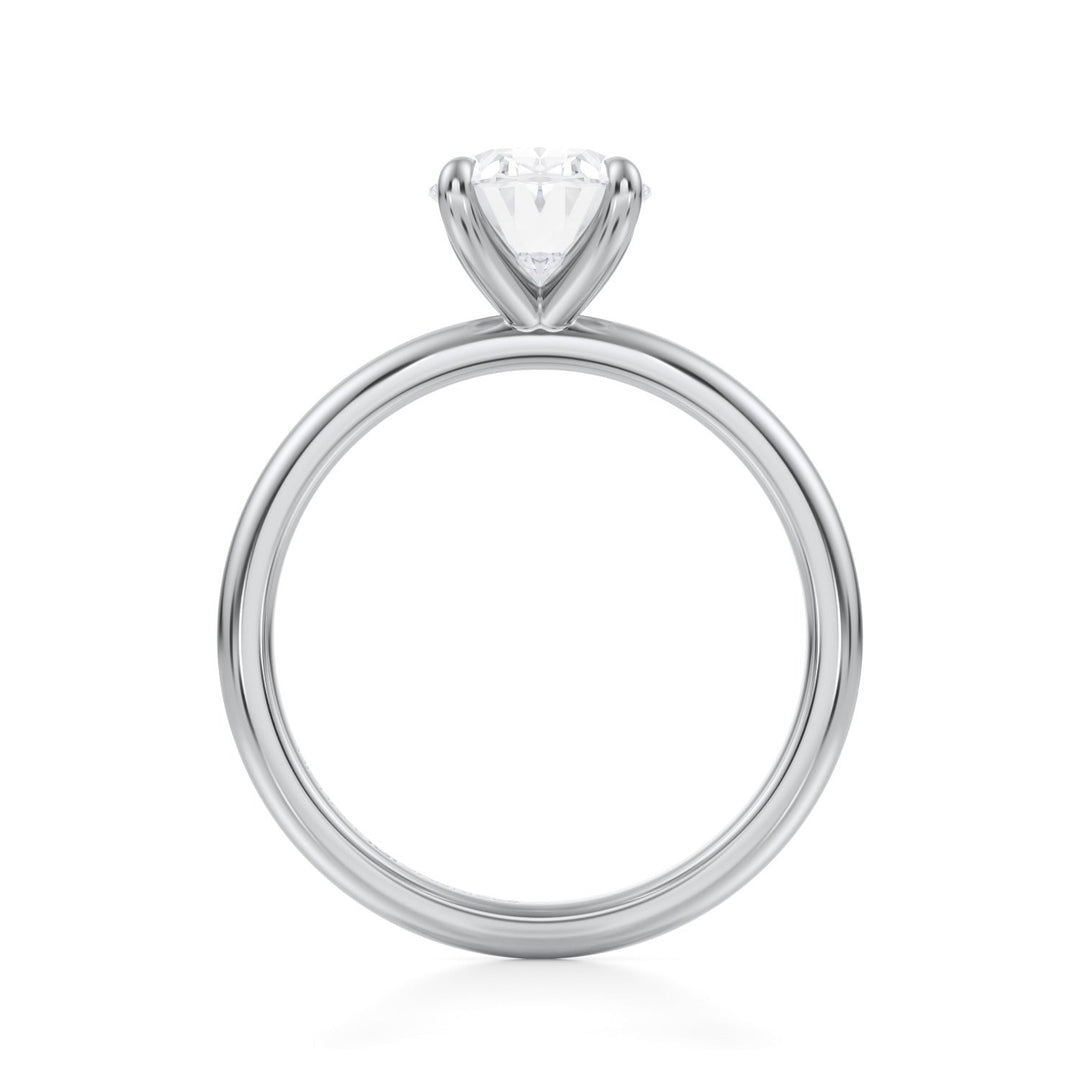 Oval Classic Solitaire Ring (1.00-1.15 Carat F-VS2)