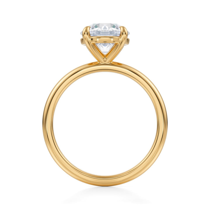 Round Martini Basket Solitaire Ring (1.00-1.15 Carat F-VS2)