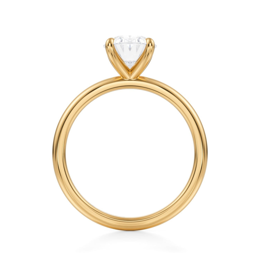 Oval Classic Solitaire Ring (1.00-1.15 Carat F-VS2)