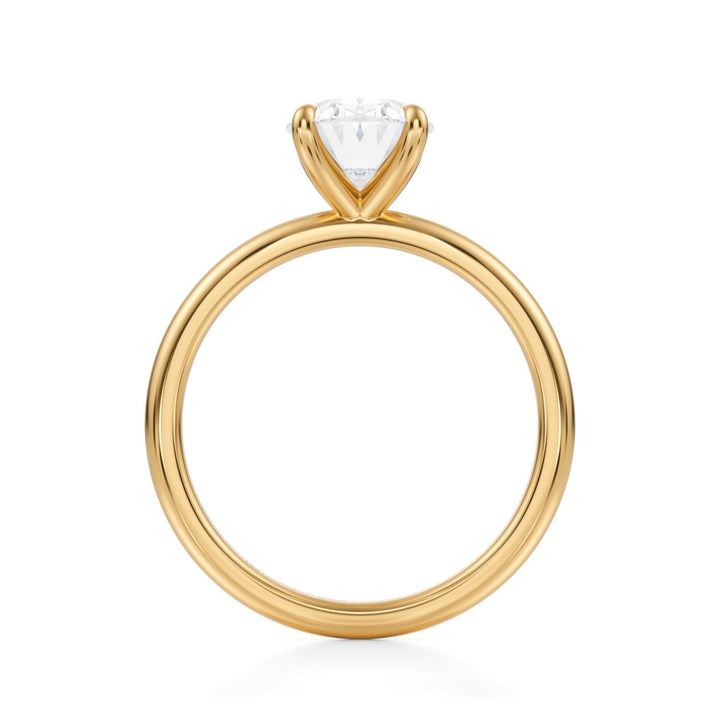 Oval Classic Solitaire Ring (1.00-1.15 Carat F-VS2)