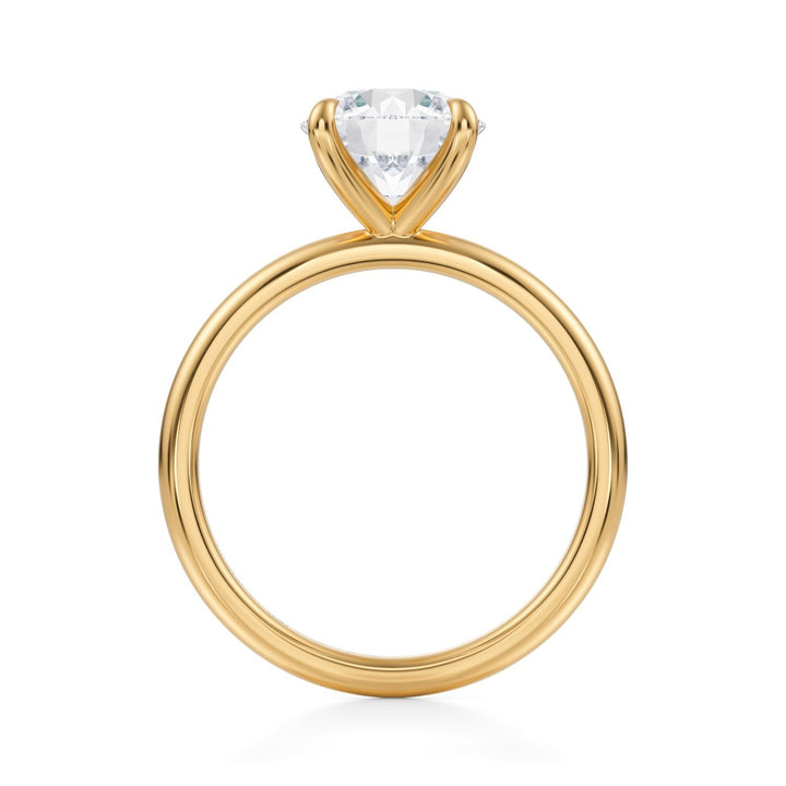 Round Classic Solitaire Ring (1.00-1.15 Carat F-VS2)