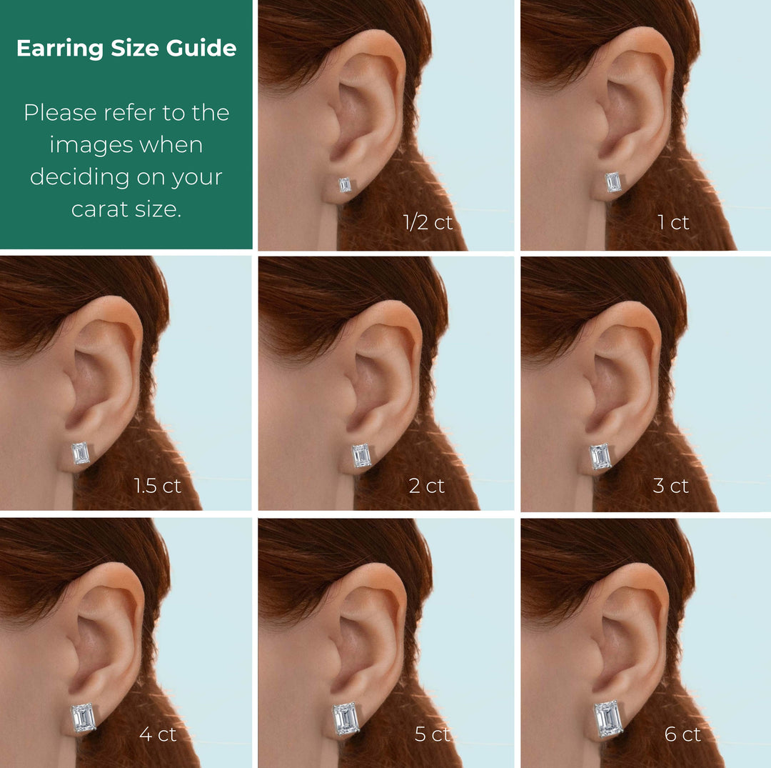 Emerald Stud Earrings