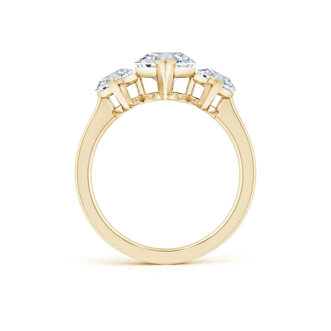 Marquise Three Stone Classic Engagement Ring