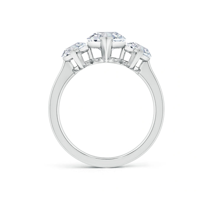 Marquise Three Stone Classic Engagement Ring