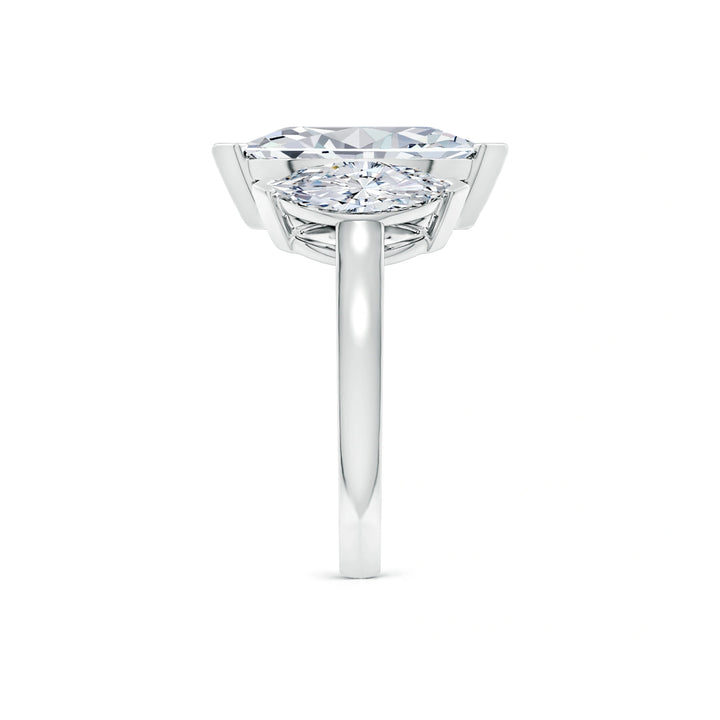 Marquise Three Stone Classic Engagement Ring