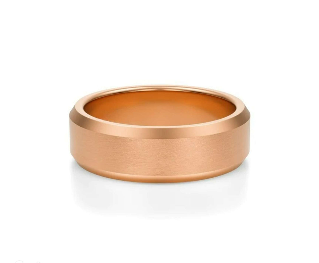 Beveled Wedding Ring