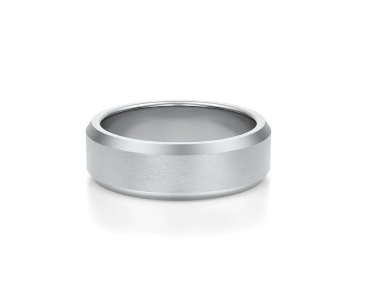 Beveled Wedding Ring